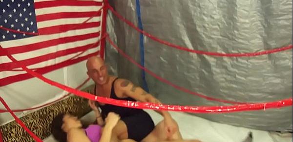  UNDERGROUND INTERGENDER WRESTLING PROMOTION  Maria vs Man Mixed Wrestling